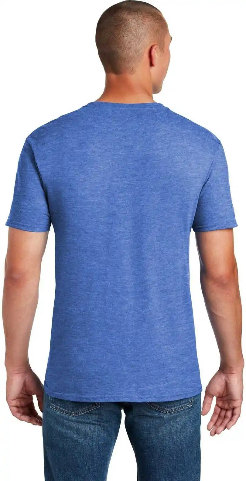 Gildan 64000 Softstyle t Shirt Heather Royal