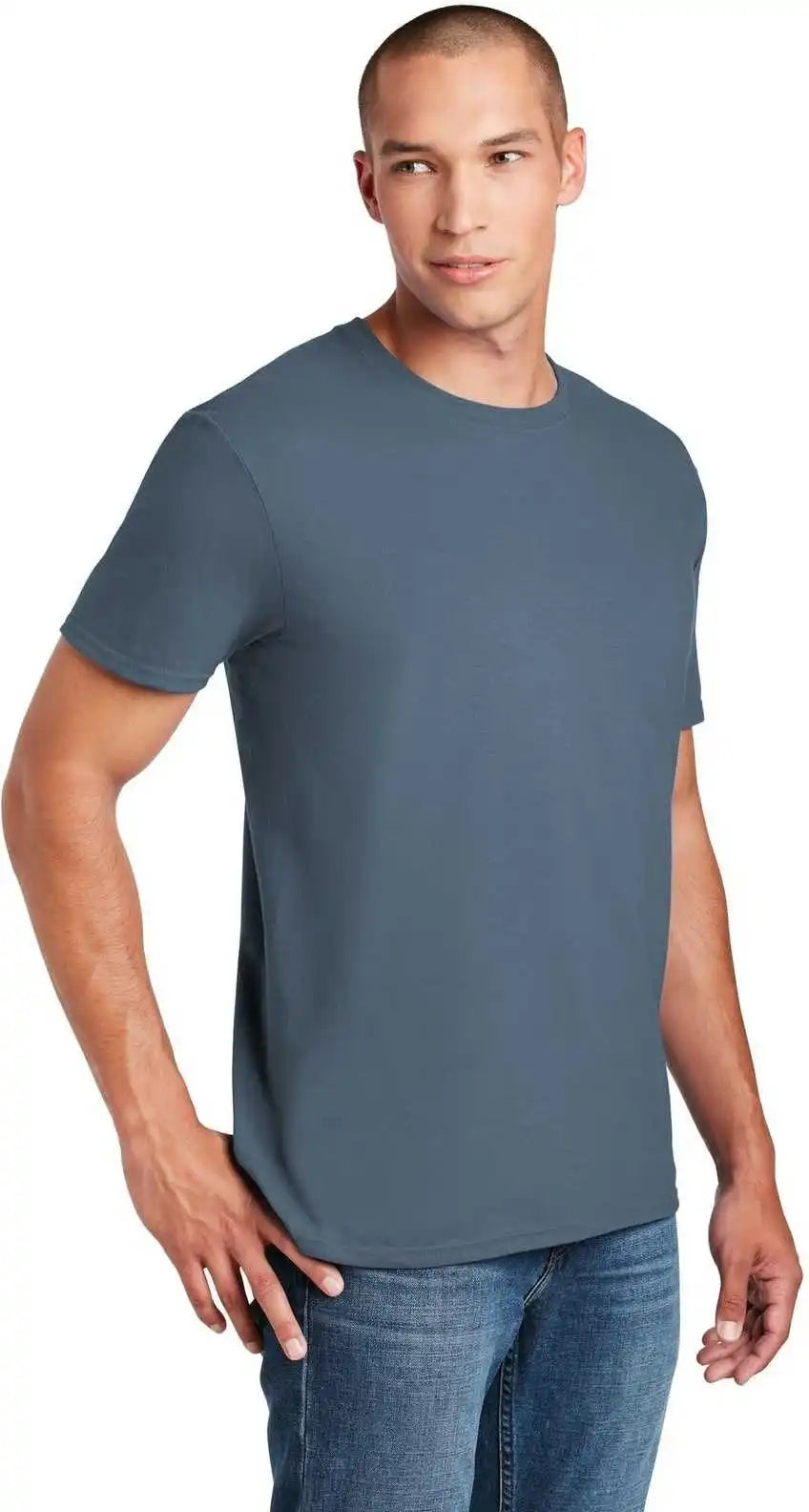 Gildan 64000 Softstyle t Shirt Indigo Blue