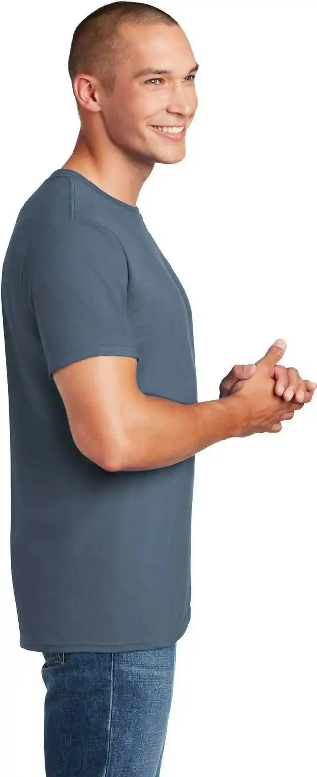 Gildan 64000 Softstyle t Shirt Indigo Blue