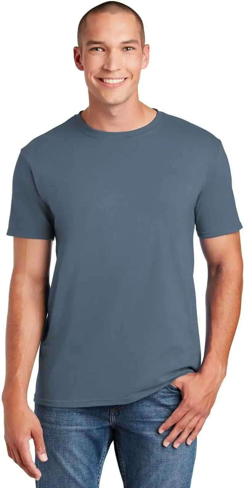 Gildan 64000 Softstyle t Shirt Indigo Blue