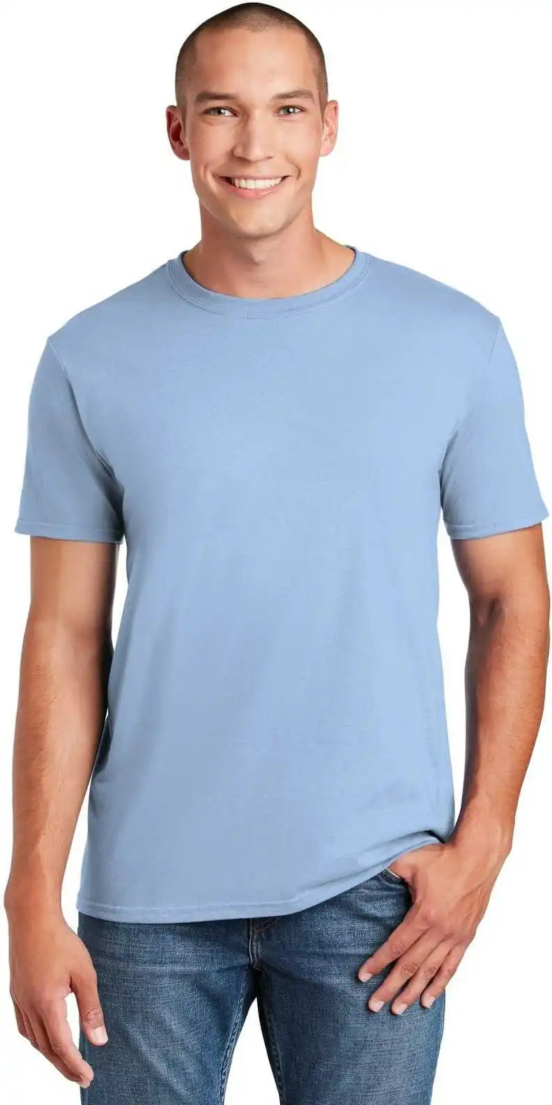 Gildan 64000 Softstyle T-shirt - Light Blue