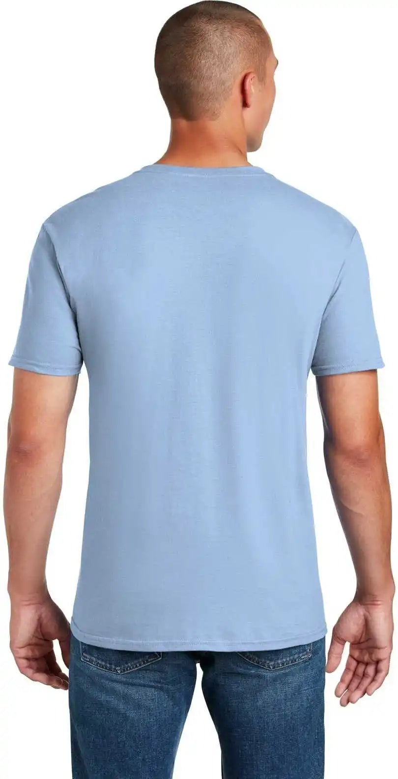 Gildan 64000 Softstyle t Shirt Light Blue