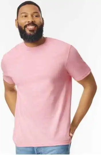 Gildan 64000 Softstyle t Shirt Light Pink