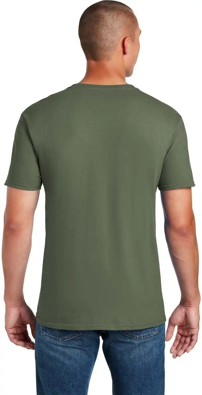 Gildan 64000 Softstyle t Shirt Military Green