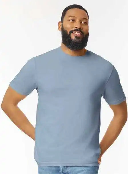 Gildan 64000 Softstyle t Shirt Stone Blue