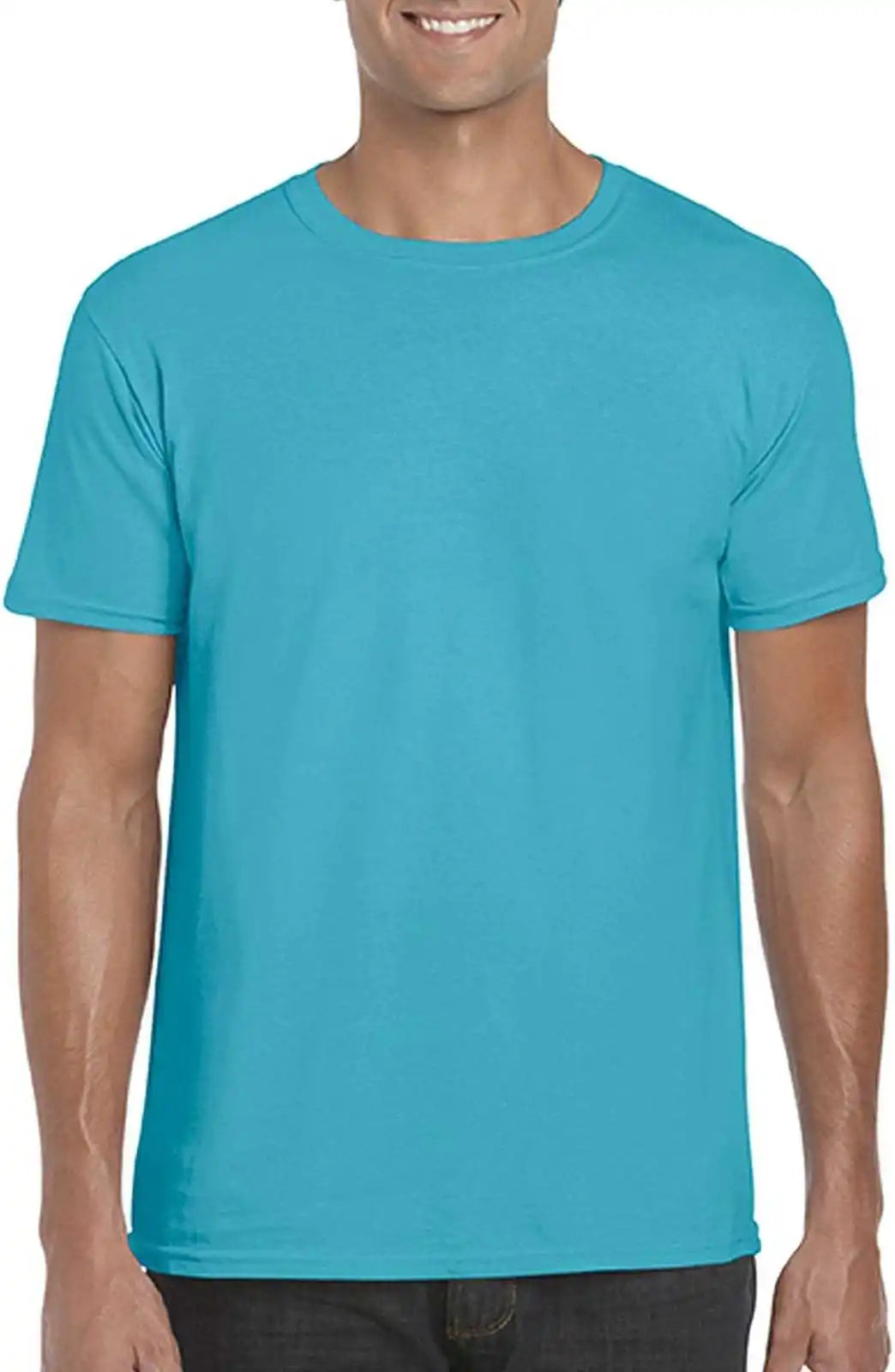 Gildan 64000 Softstyle t Shirt Tropical Blue