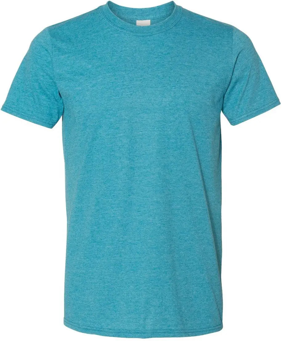 Gildan 64000 Softstyleâ T-shirt - Heather Galapagos Blue