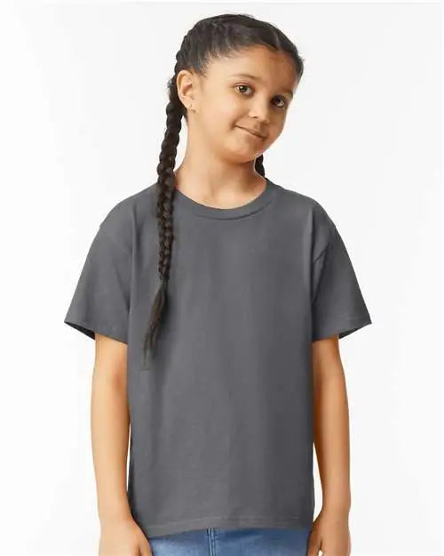 Gildan 64000b Softstyle® Youth T-shirt - Charcoal