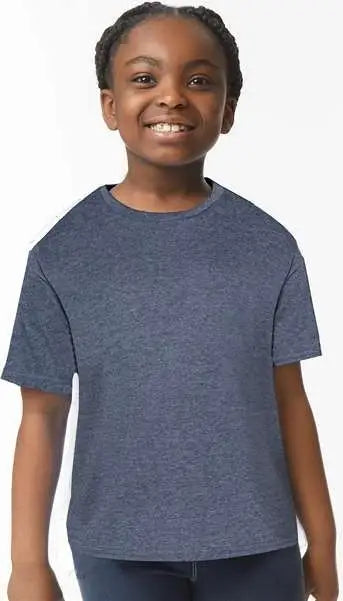 Gildan 64000b Softstyle® Youth T-shirt - Heather Navy