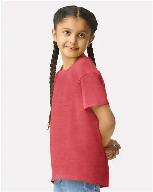 Gildan 64000b Softstyle® Youth T-shirt - Heather Red