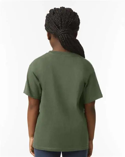 Gildan 64000b Softstyle® Youth T-shirt - Military Green