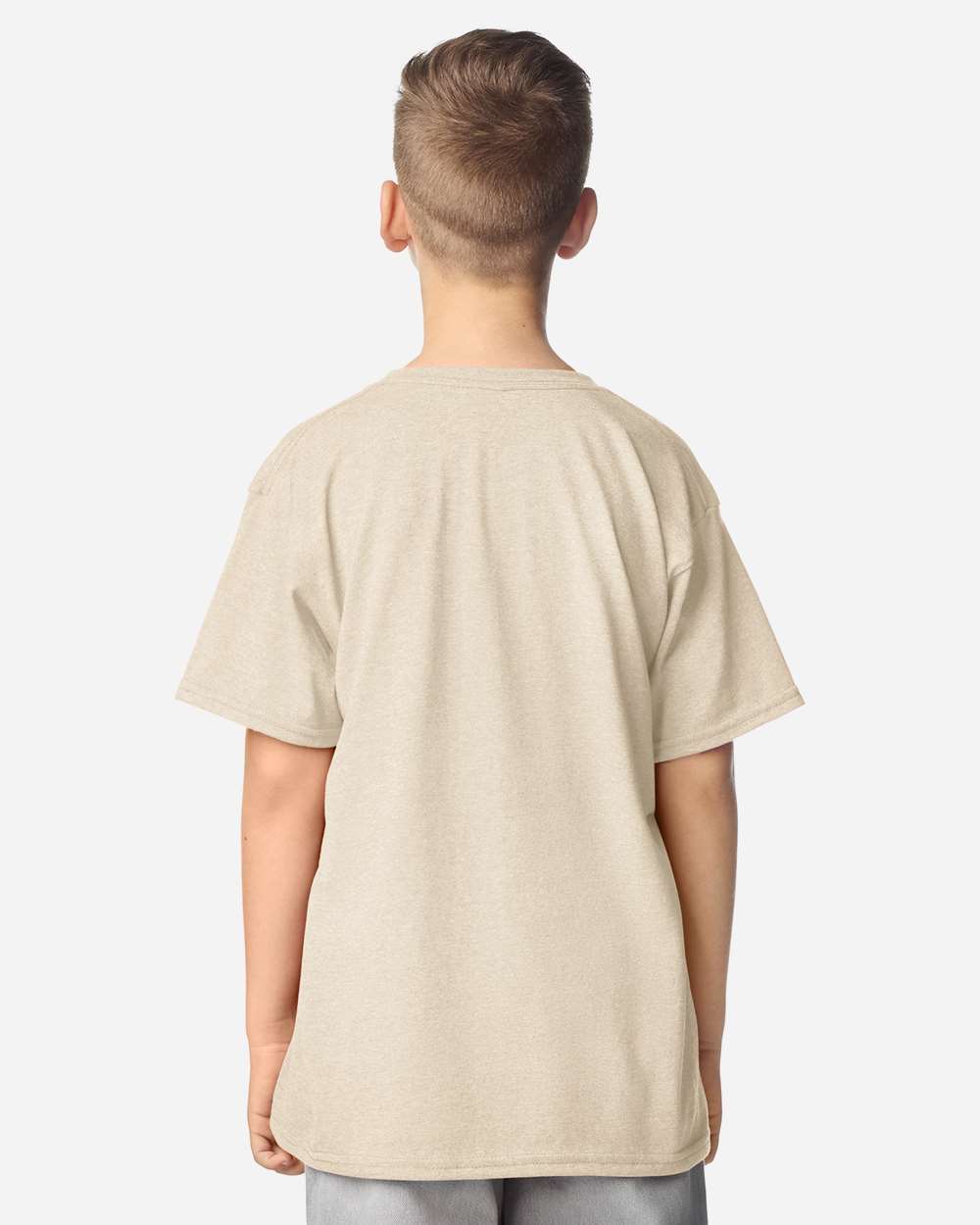 Gildan 64000b Softstyle Youth T-shirt - Heather Oatmeal
