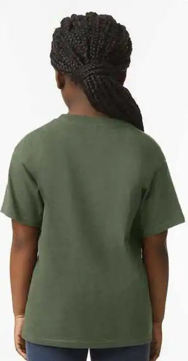 Gildan 64000b Softstyle Youth T-shirt - Military Green