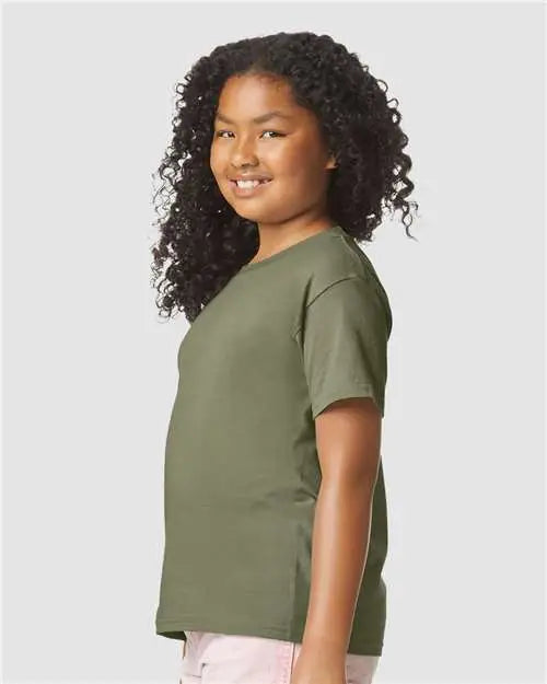Gildan 64000bcvc Softstyle® Youth Cvc T-shirt - Cactus
