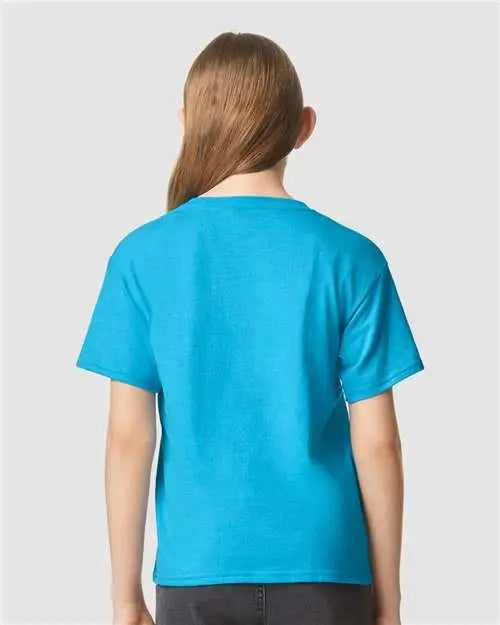 Gildan 64000bcvc Softstyle® Youth Cvc T-shirt - Caribbean Mist