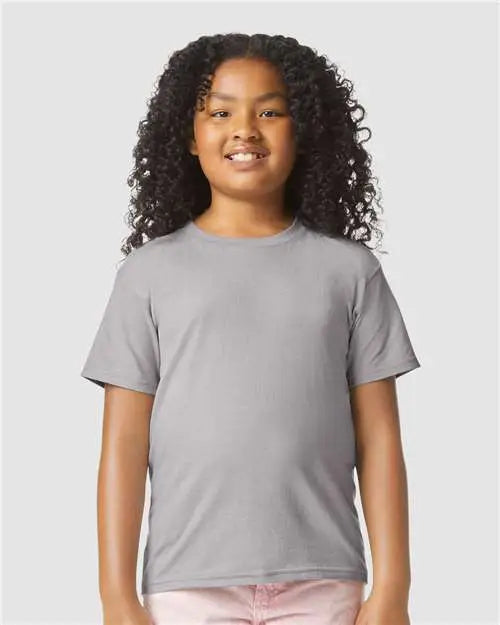 Gildan 64000bcvc Softstyle® Youth Cvc T-shirt - Cement