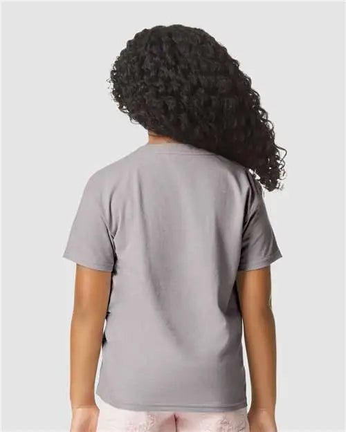 Gildan 64000bcvc Softstyle® Youth Cvc T-shirt - Cement