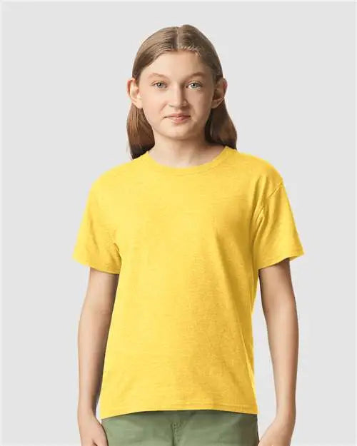 Gildan 64000bcvc Softstyle® Youth Cvc T-shirt - Daisy Mist