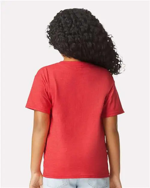 Gildan 64000bcvc Softstyleâ Youth Cvc T-shirt - Red Mist