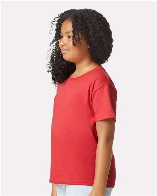 Gildan 64000bcvc Softstyleâ Youth Cvc T-shirt - Red Mist