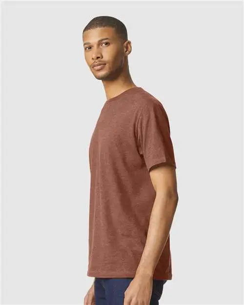 Gildan 64000cvc Softstyle® Cvc T-shirt - Cocoa Mist