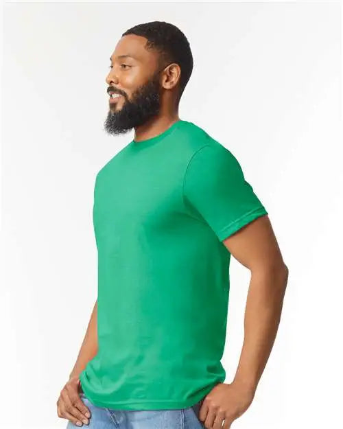 Gildan 64000cvc Softstyle® Cvc T-shirt - Kelly Mist