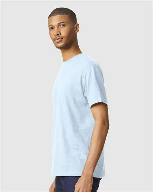 Gildan 64000cvc Softstyle® Cvc T-shirt - Light Blue Mist