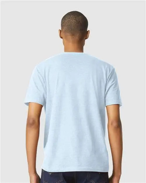 Gildan 64000cvc Softstyle® Cvc T-shirt - Light Blue Mist