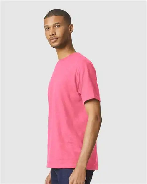 Gildan 64000cvc Softstyle® Cvc T-shirt - Pink Lemonade Mist