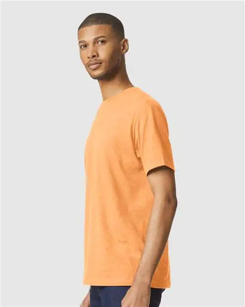Gildan 64000cvc Softstyle® Cvc T-shirt - Tangerine Mist