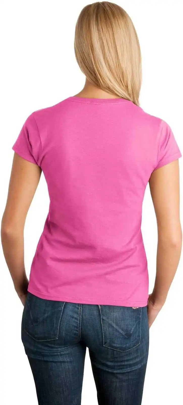 Gildan 64000l Softstyle Ladies t Shirt Azalea