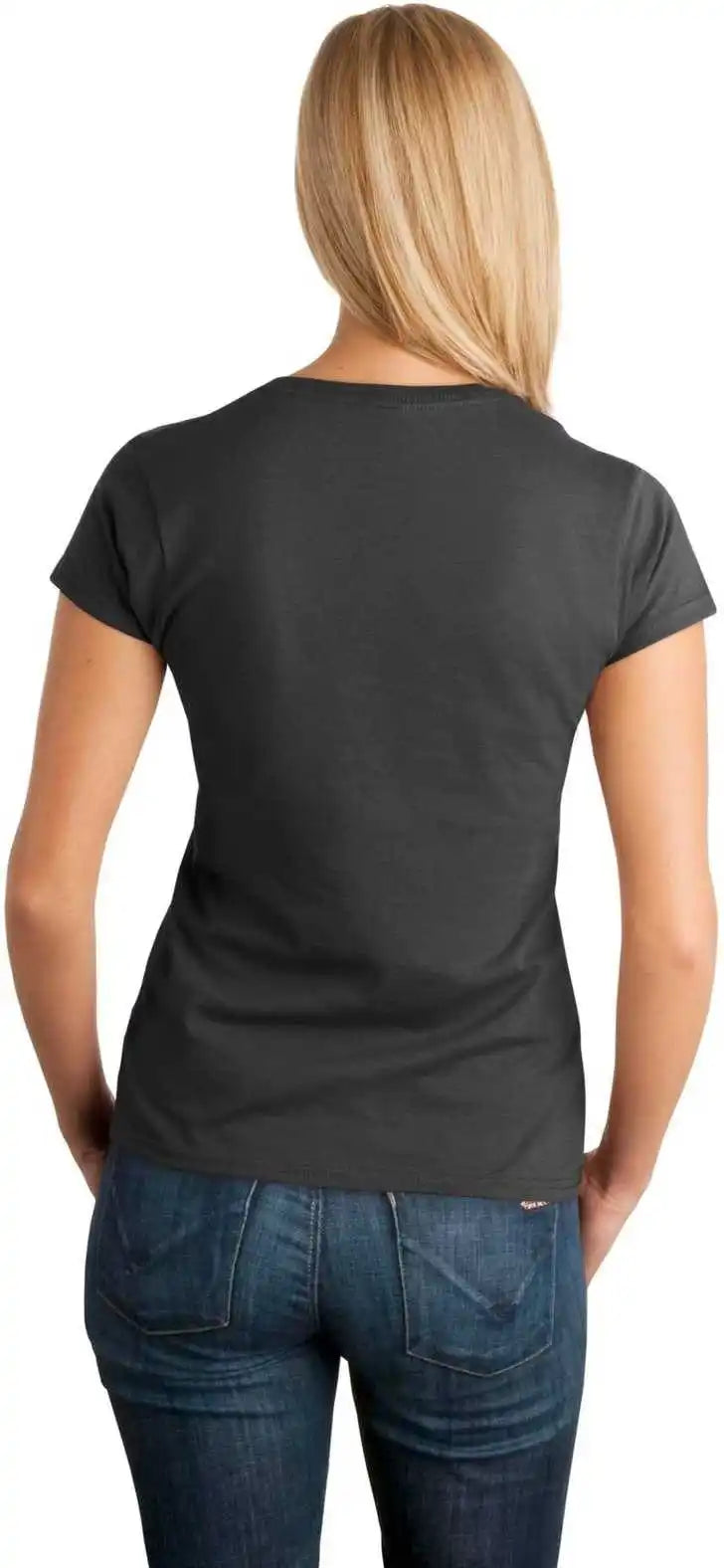 Gildan 64000l Softstyle Ladies t Shirt Charcoal