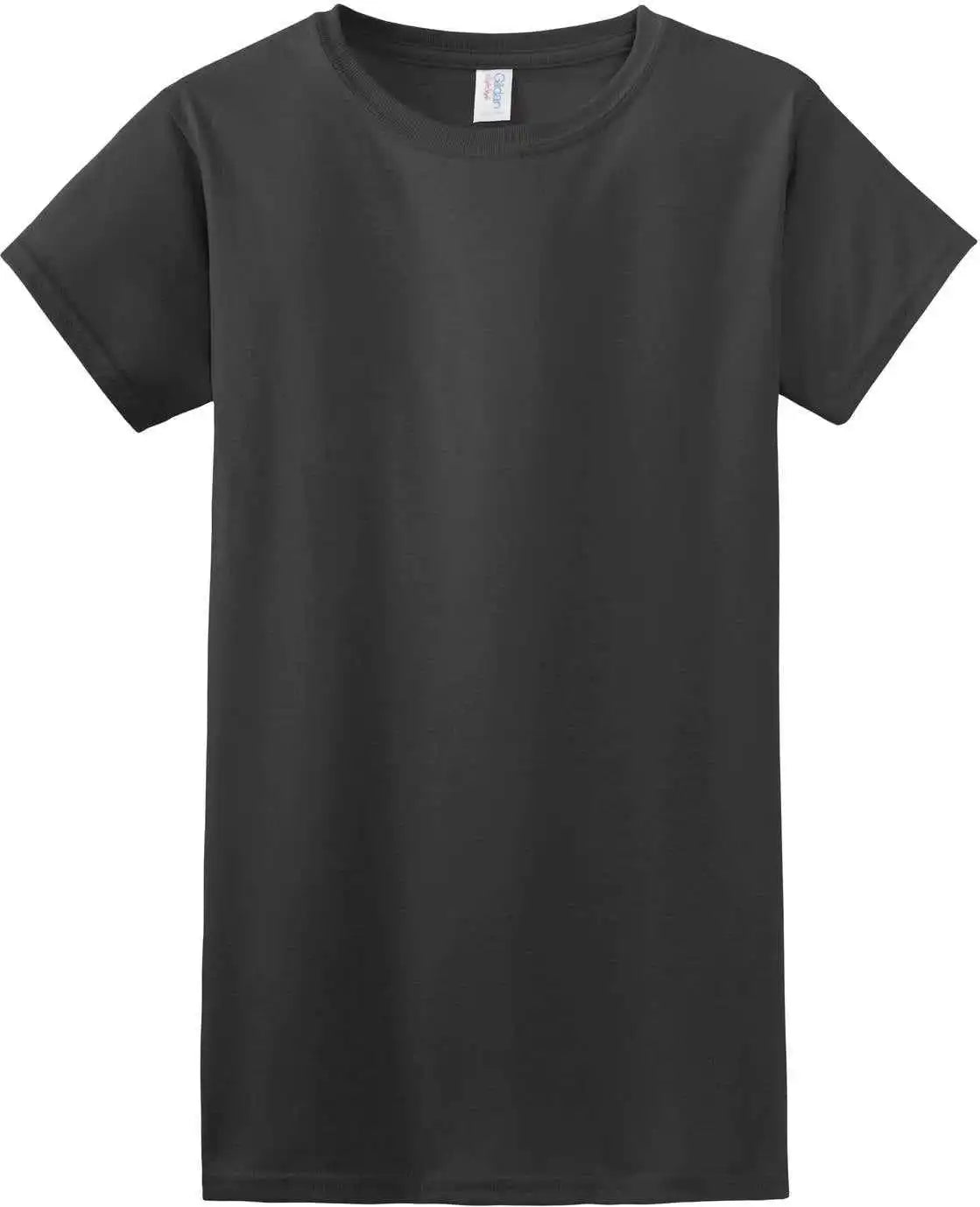Gildan 64000l Softstyle Ladies t Shirt Charcoal