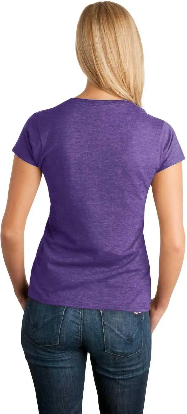 Gildan 64000l Softstyle Ladies t Shirt Heather Purple