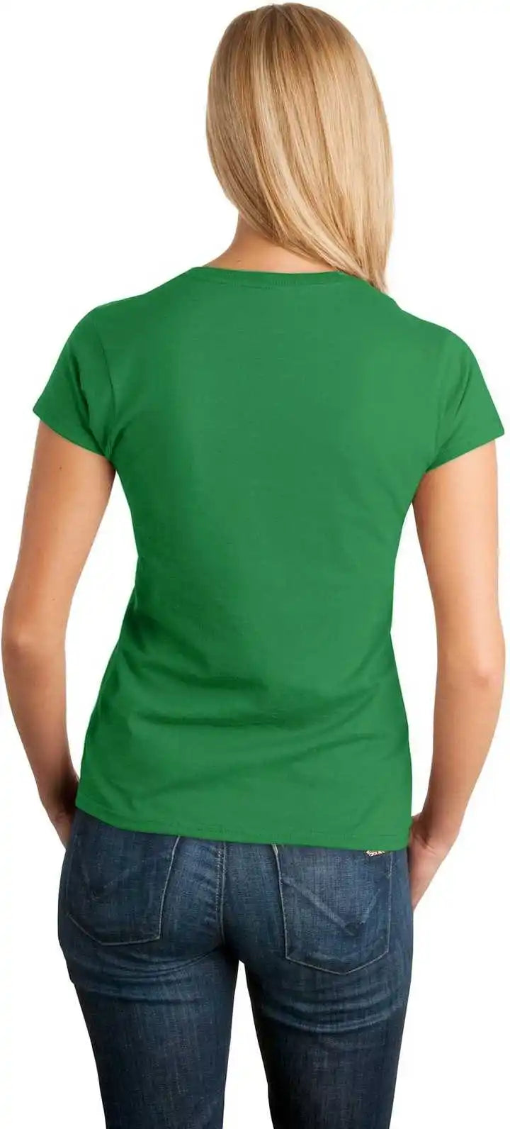 Gildan 64000l Softstyle Ladies t Shirt Irish Green