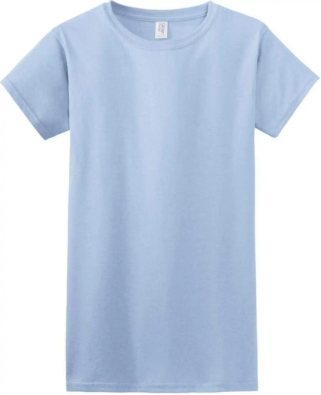 Gildan 64000l Softstyle Ladies t Shirt Light Blue