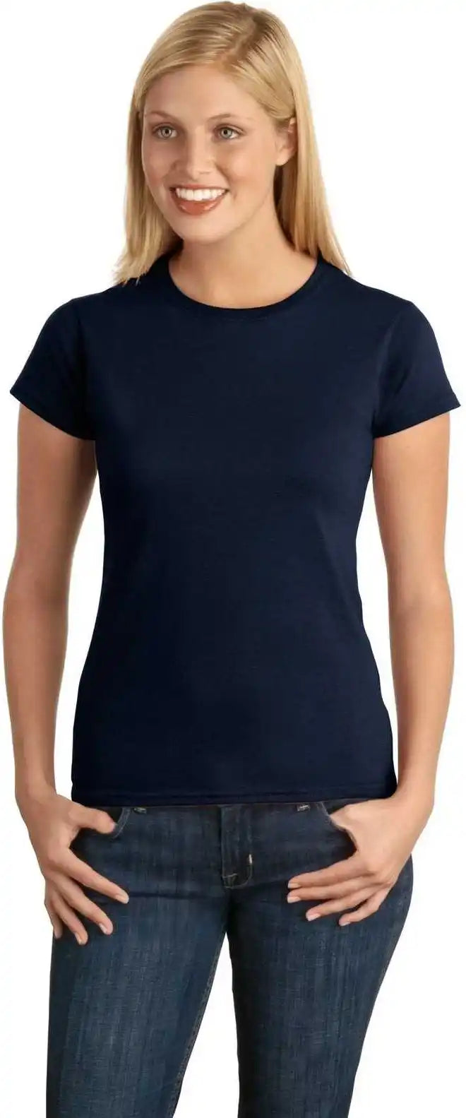 Gildan 64000l Softstyle Ladies T-shirt - Navy