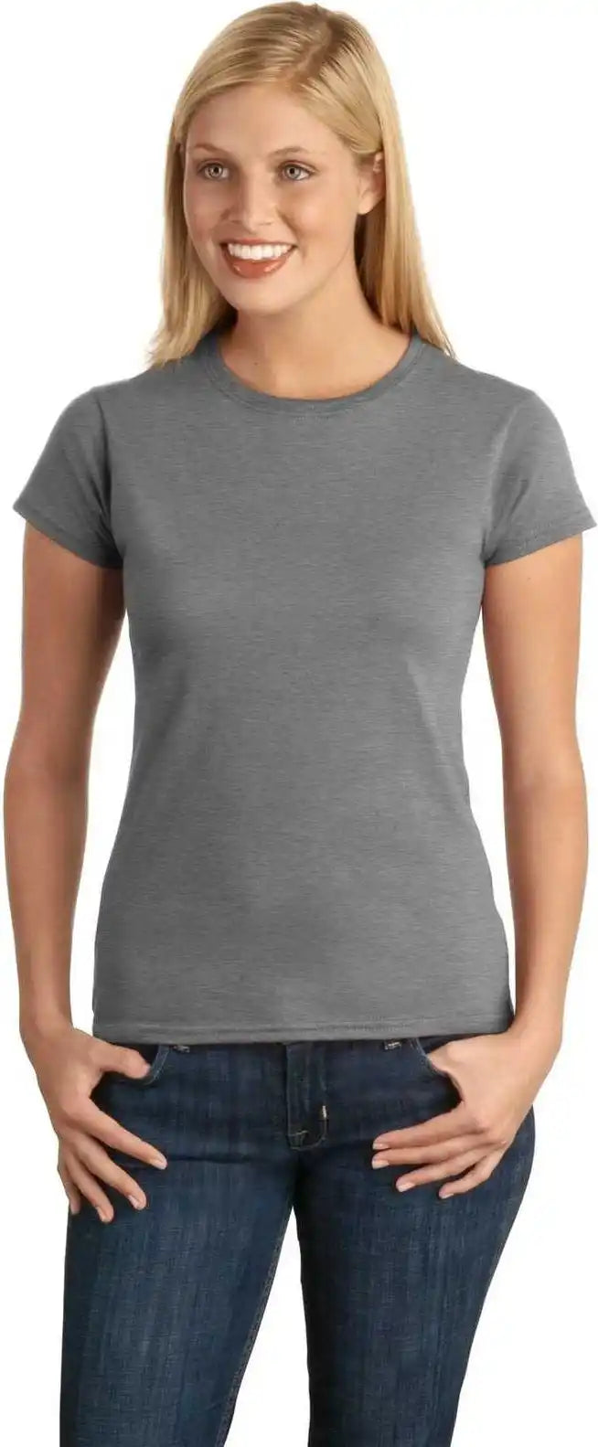 Gildan 64000l Softstyle Ladies T-shirt - Sport Gray