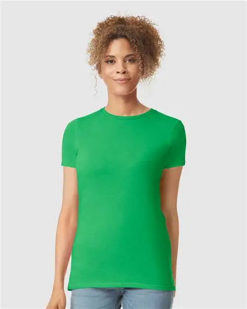 Gildan 64000l Softstyle® Women’s T-shirt - Irish Green