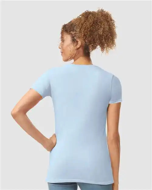 Gildan 64000l Softstyle® Women’s T-shirt - Light Blue