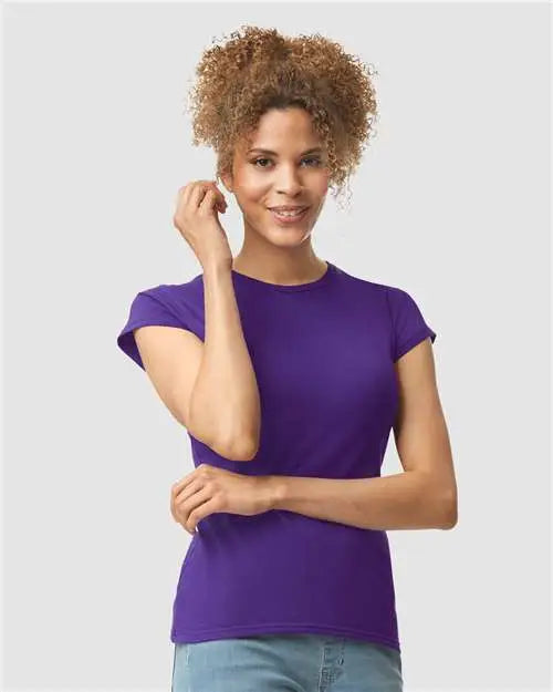 Gildan 64000l Softstyle® Women’s T-shirt - Purple