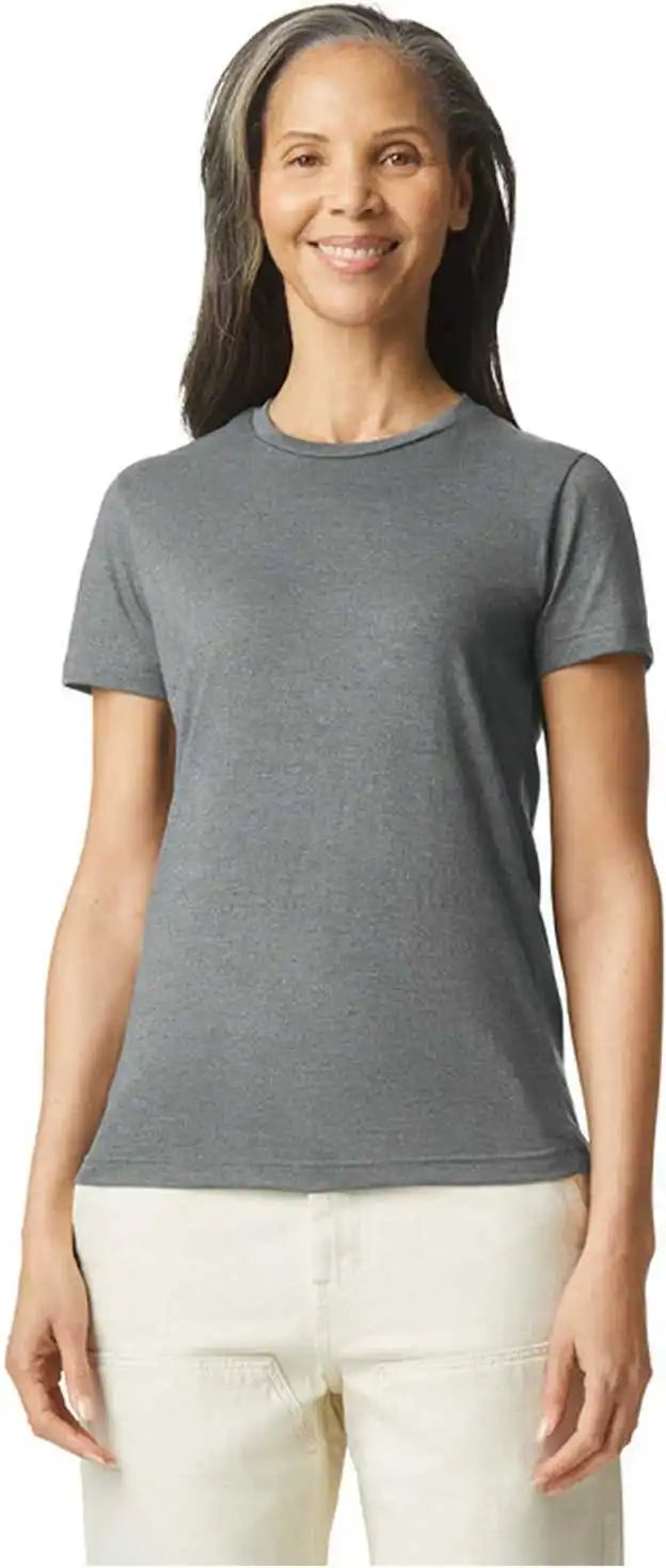 Gildan 64000l Softstyle Womens T-shirt - Graphite Heather