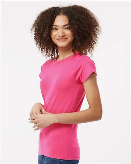 Gildan 64000l Softstyleâ Women’s T-shirt - Heliconia