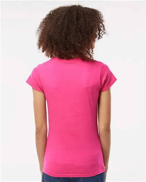 Gildan 64000l Softstyleâ Women’s T-shirt - Heliconia