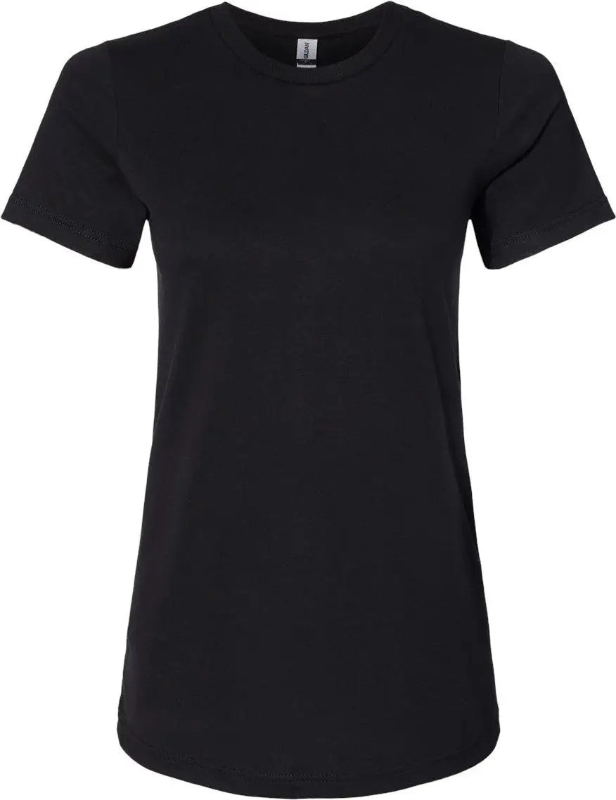 Gildan 64001lcvc Softstyle® Women’s Cvc T-shirt - Pitch Black - s