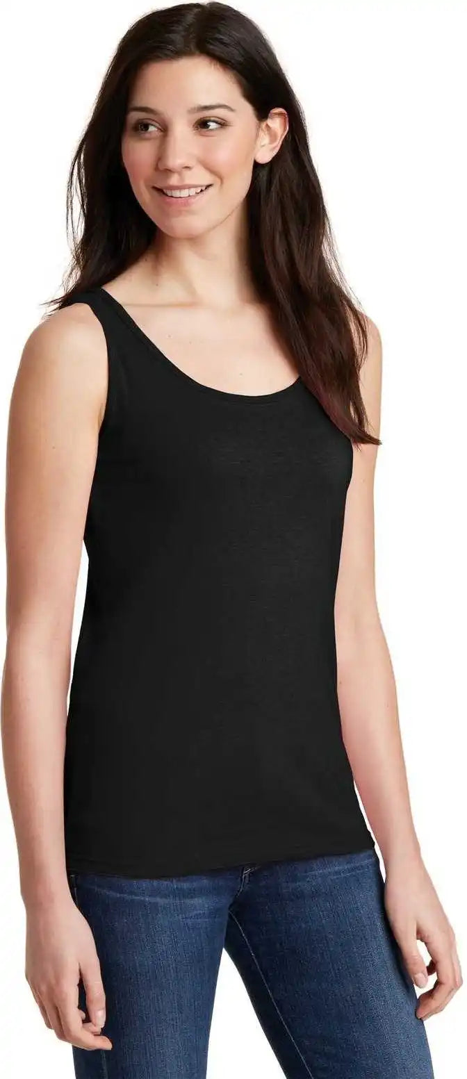 Gildan 64200l Softstyle Junior Fit Tank Top - Black