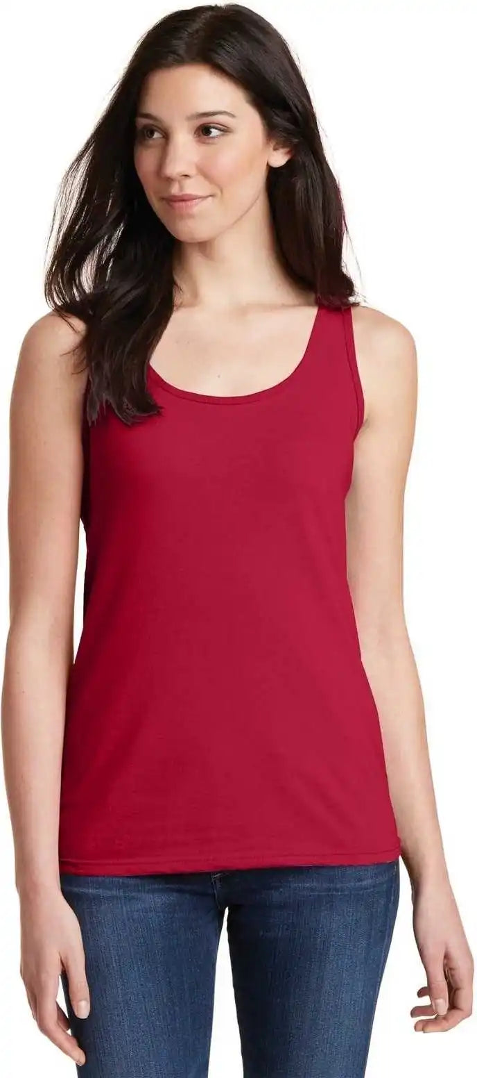 Gildan 64200l Softstyle Junior Fit Tank Top - Cherry Red