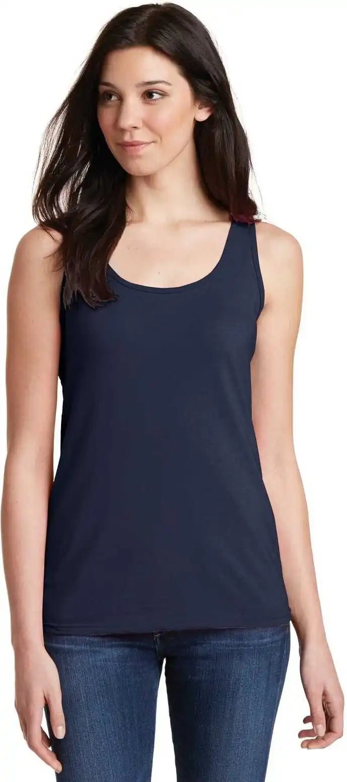 Gildan 64200l Softstyle Junior Fit Tank Top Navy