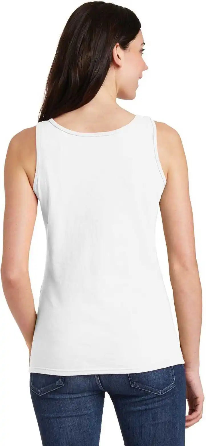 Gildan 64200l Softstyle Junior Fit Tank Top White