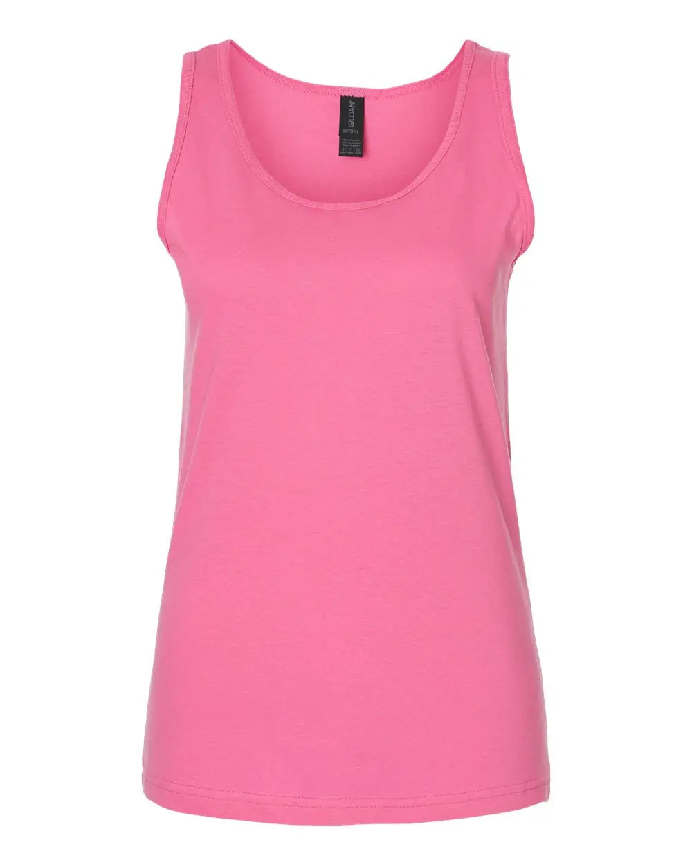 Gildan 64200l Softstyle® Women’s Tank Top - Azalea - Pink / s